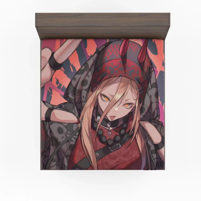 Chainsaw Man Makima Dark Manipulator Anime Fitted Sheet