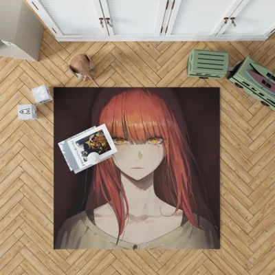 Chainsaw Man Makima Unraveling Mystery Anime Rug