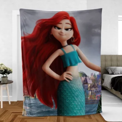 Chelsea the Mermaid Ruby Gillmans Ally Fleece Blanket