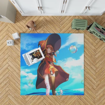 Cloaked Enigma KonoSuba Megumin Anime Rug