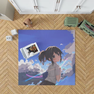 Cloud over Kimi No Na Wa Anime Rug