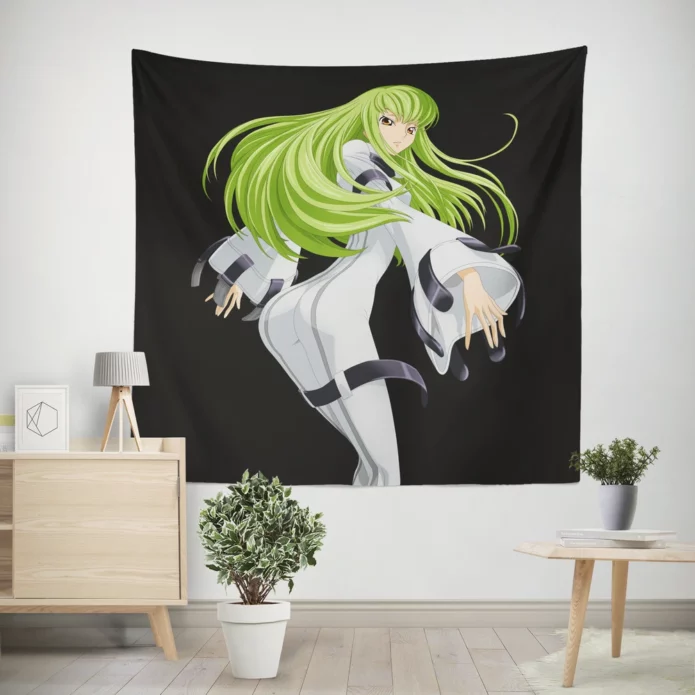 Code Geass Cc Hidden Strength Anime Wall Tapestry