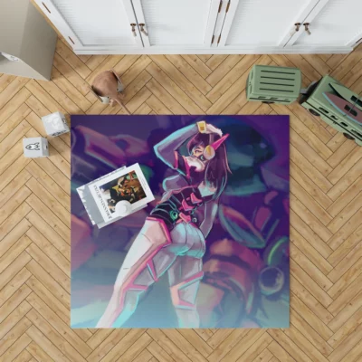 DVa Dominance Overwatch Ace Anime Rug