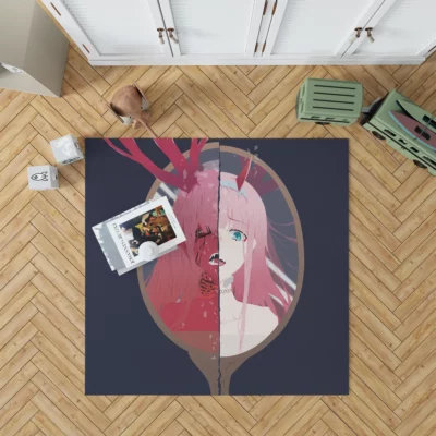 Darling in the FranXX Zero Two Epic Adventure Anime Rug