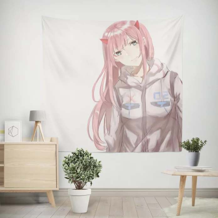 Darling In The Franxx The Mystery Of Zero Two Anime Wall Tapestry