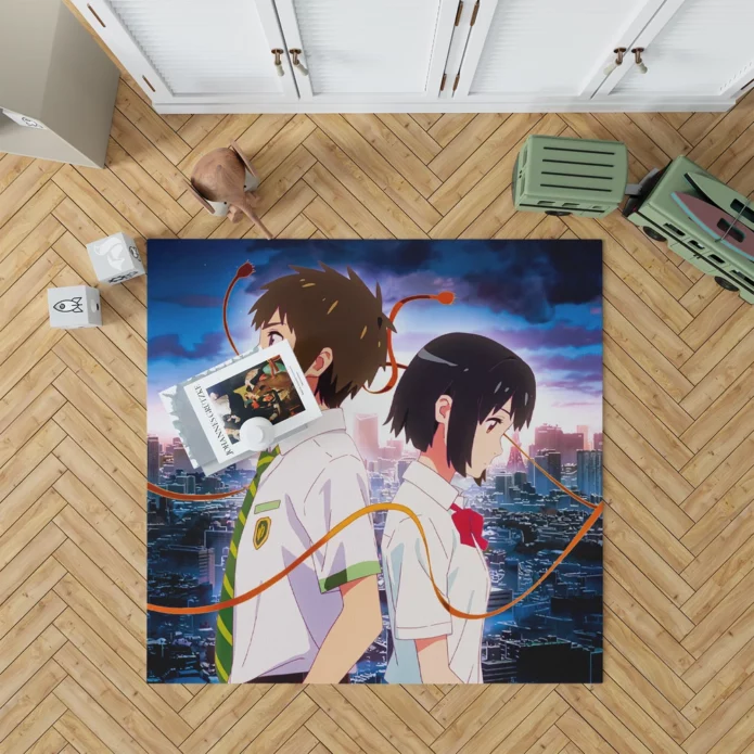 Destiny Entwined Your Name Anime Rug