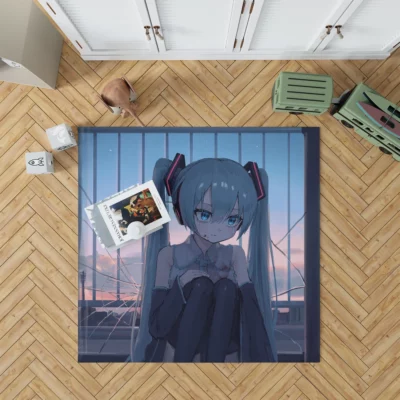 Dreamy Vocaloid Hatsune Miku Anime Journey Rug