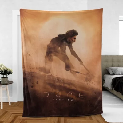 Dune Part 2 The Rise of Paul Atreides Fleece Blanket