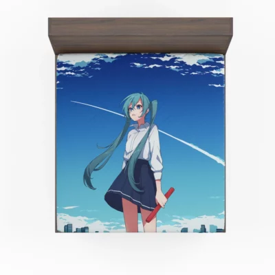 Echoes of Melody Vocaloid Anime Adventure Fitted Sheet