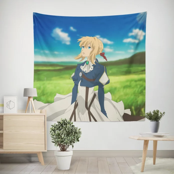 Emotional Journeys Violet Evergarden Story Anime Wall Tapestry