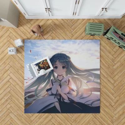 Enchanting Sanae Kochiya in Touhou Anime Rug