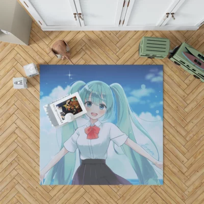 Enchanting Vocaloid Anime Hatsune Miku Rug