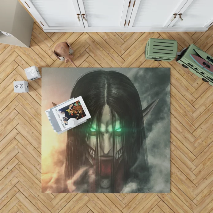 Eren Yeager Titan Chronicles Anime Power Rug