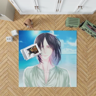 Eren Yeager Titan Epic Clash Anime Rug