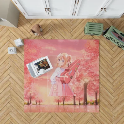 Eternal Notes Your Lie in April Anime Rug