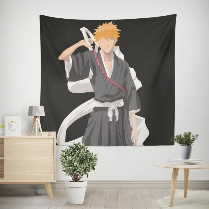 Eternal Soul Bleach Ichigo Kurosaki Anime Wall Tapestry