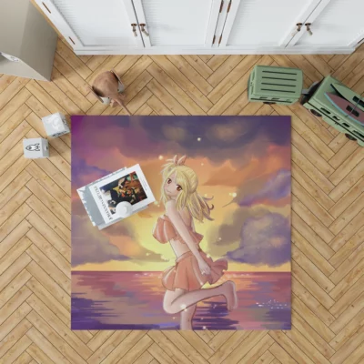 Fairy Tail Heroine Lucy Heartfilia Anime Rug