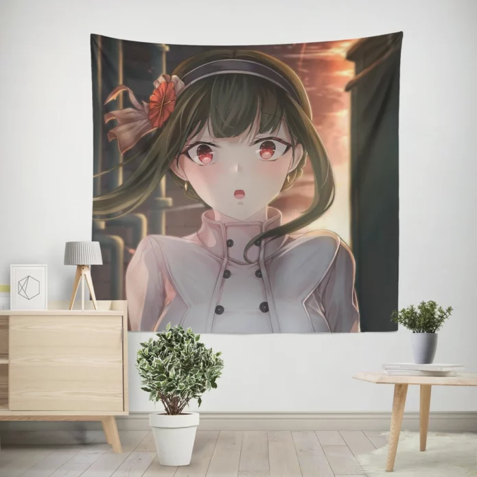 Family Mecha Fanart Yor Forger Anime Wall Tapestry