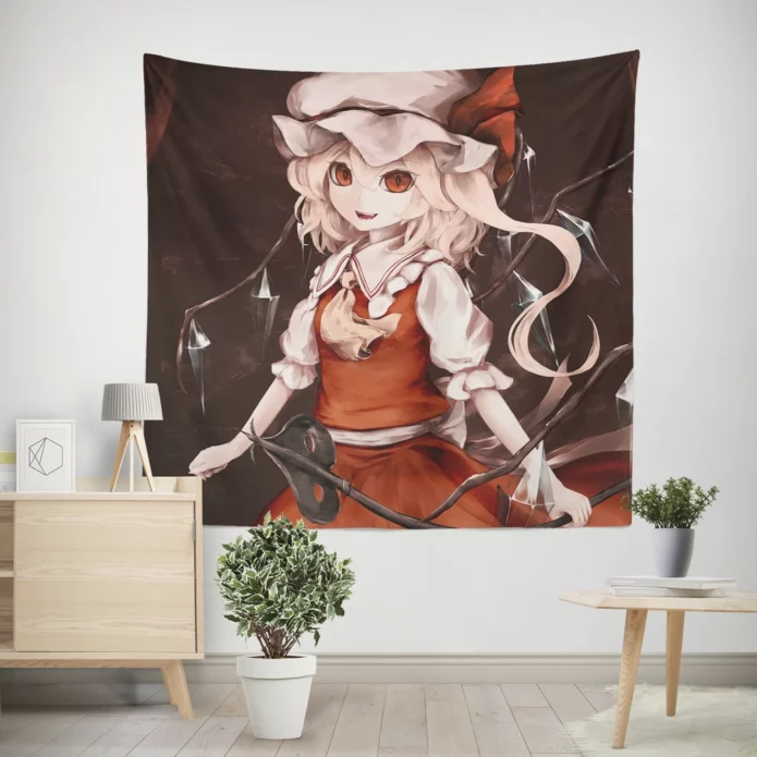 Flandre Enchanted Touhou Journey Anime Wall Tapestry