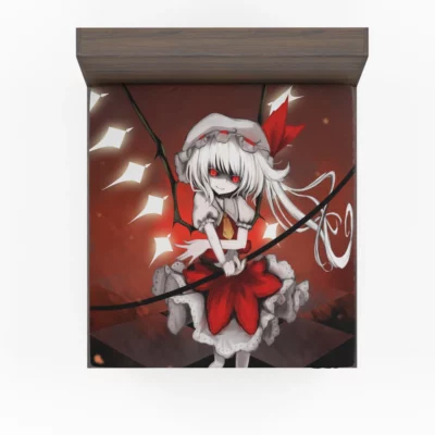 Flandre Scarlet Touhou Wonders Await Anime Fitted Sheet