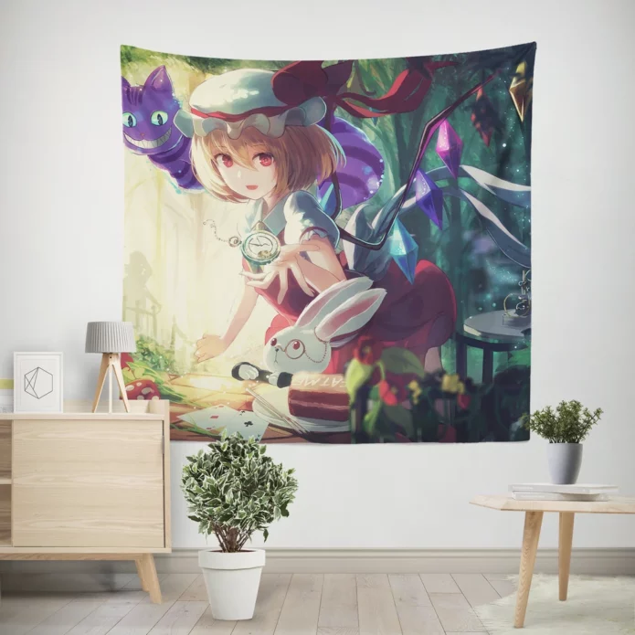 Flandre Touhou Odyssey Power Unleashed Anime Wall Tapestry