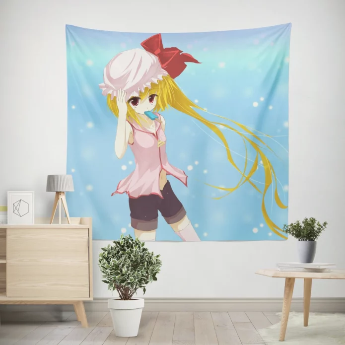 Flandre Touhou Quest Magic Awaits Anime Wall Tapestry