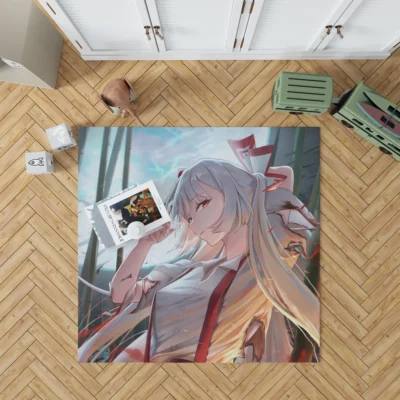 Fujiwara no Mokou Radiant Legacy Anime Rug