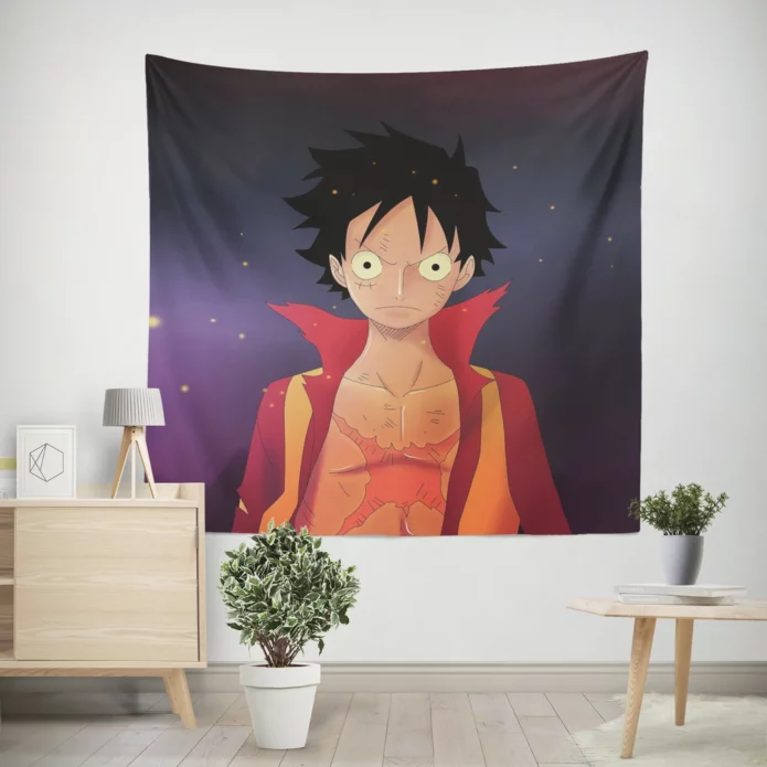 Future Pirate King Monkey D Luffy Destiny Anime Wall Tapestry