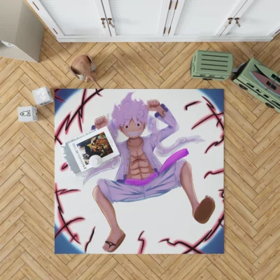 Gear 5 Ascension Luffy One Piece Odyssey Anime Rug