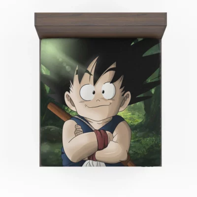 Goku Journey Legendary Warrior Anime Fitted Sheet