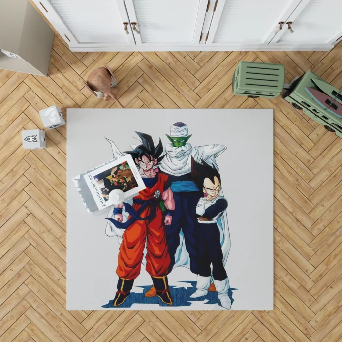 Goku Vegeta Piccolo Z Warriors Saga Anime Rug