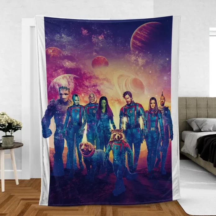 Guardians Of The Galaxy Volume 3 Starfall Fleece Blanket