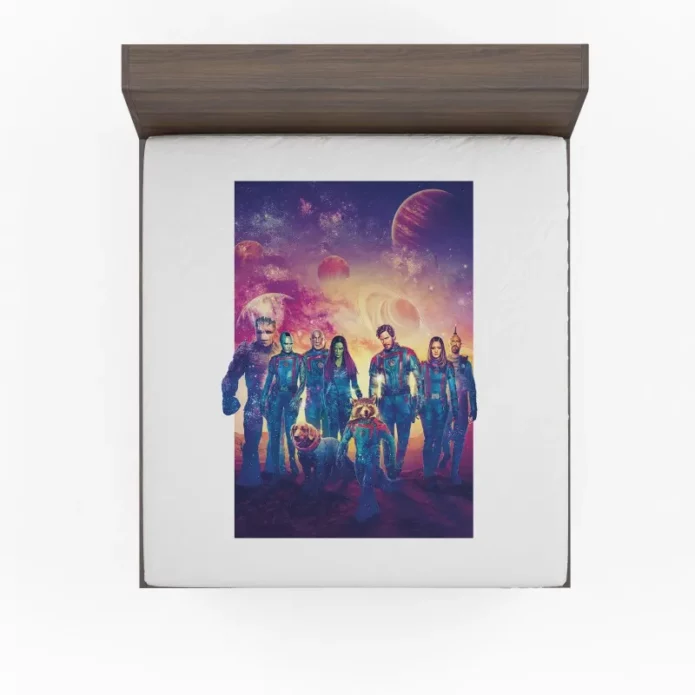 Guardians Of The Galaxy Volume 3 Unleashed Fitted Sheet