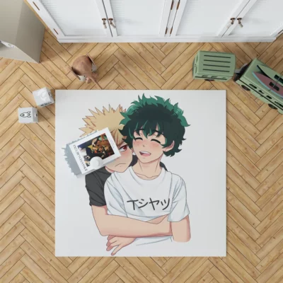 Heroic Battles Izuku vs Katsuki Anime Rug