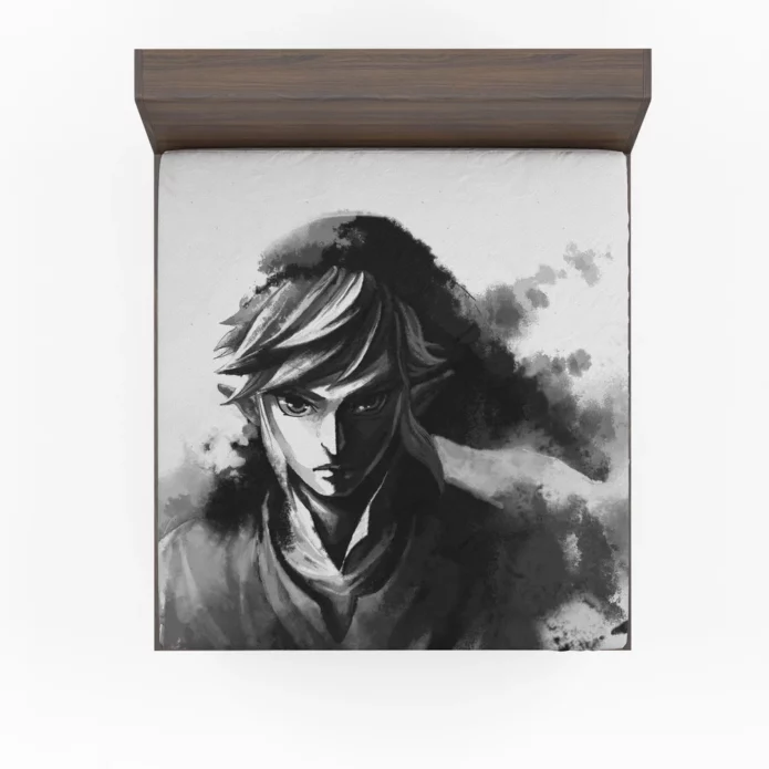 Heroic Legend Link Monochrome Tale Anime Fitted Sheet