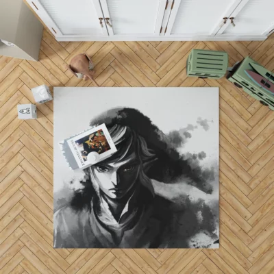 Heroic Legend Link Monochrome Tale Anime Rug