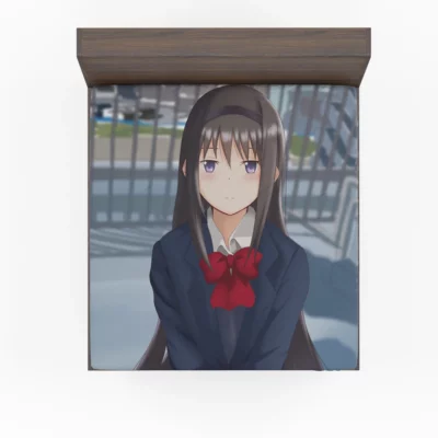 Homura Akemi Enigmatic Magical Story Anime Fitted Sheet