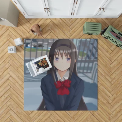 Homura Akemi Enigmatic Magical Story Anime Rug