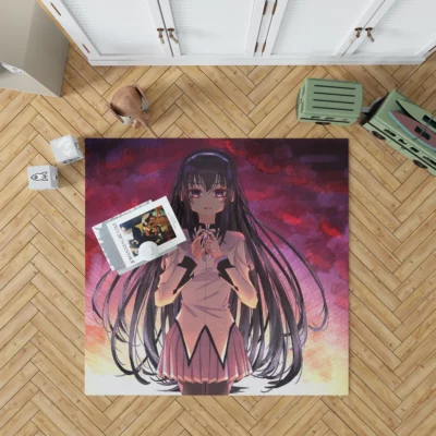 Homura Akemi Magical Destiny Unveiled Anime Rug