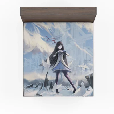 Homura Akemi Magical Journey Begins Anime Fitted Sheet