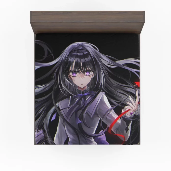 Homura Akemi Puella Magi Warrior Anime Fitted Sheet