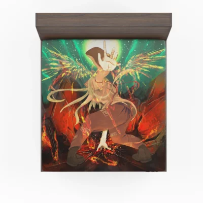 Immortal Flame Fujiwara no Mokou Anime Fitted Sheet