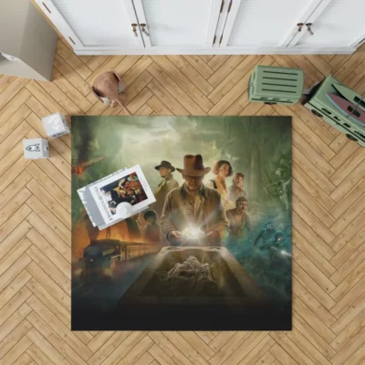 Indiana Jones and the Dial of Destiny Ancient Secrets Rug