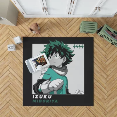 Izuku Midoriya My Hero Academia Shining Star Anime Rug