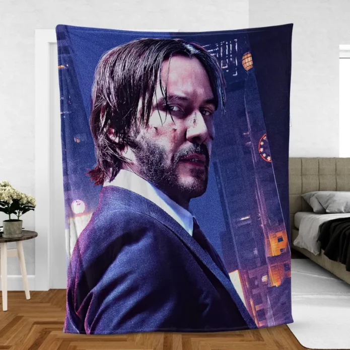 John Wick Chapter 4 Deadly Alliance Fleece Blanket