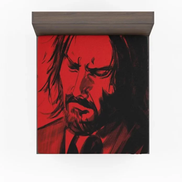 John Wick Chapter 4 Vengeance Unleashed Fitted Sheet