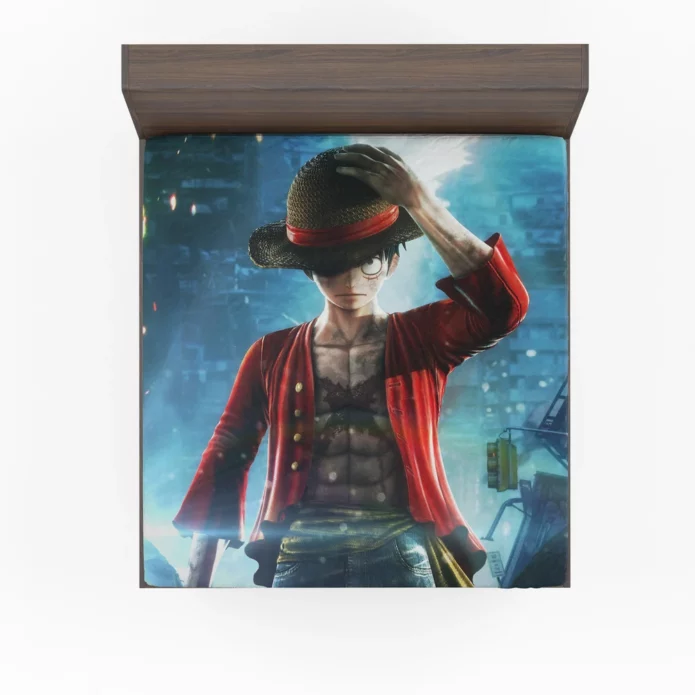 Jump Force Chronicles Luffy Heroic Quest Anime Fitted Sheet