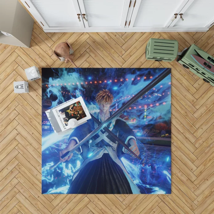 Jump Force Unleashed Ichigo Kurosaki Game Anime Rug