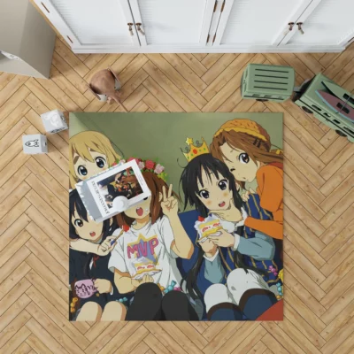 K-On Chronicles Yui and the Gang Anime Rug