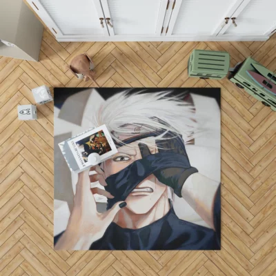 Kakashi Hatake Naruto Adventure Anime Rug